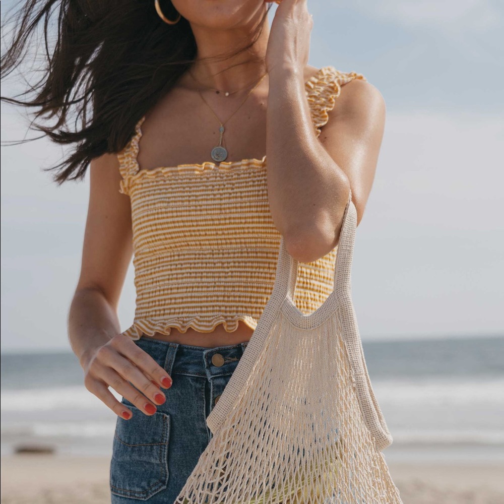 Reformation cute striped summer top